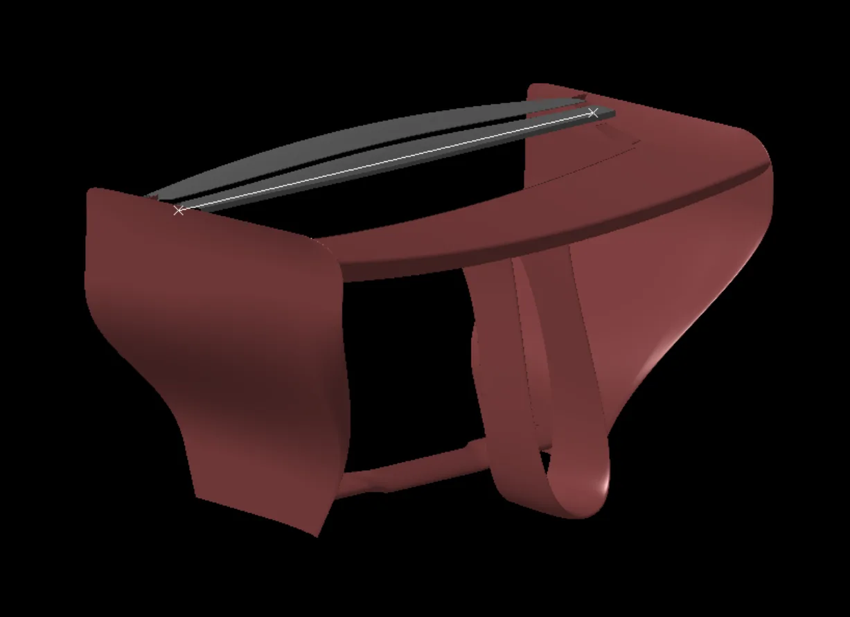 Rear wing