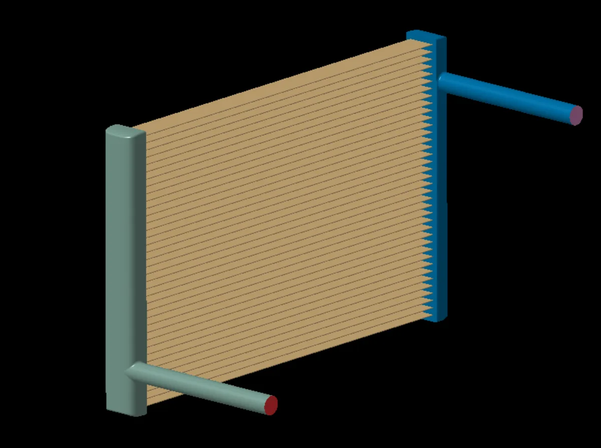 Tatuus radiator CAD